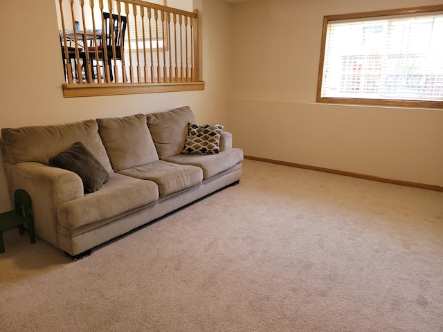 44 Willow Way, Farmington, MN 55024 - carpeted living room featuring baseboards