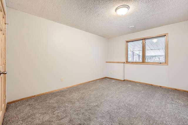 16439 Tippecanoe St NE, Ham Lake, MN 55304 - spare room featuring carpet flooring, baseboards, and a textured ceiling