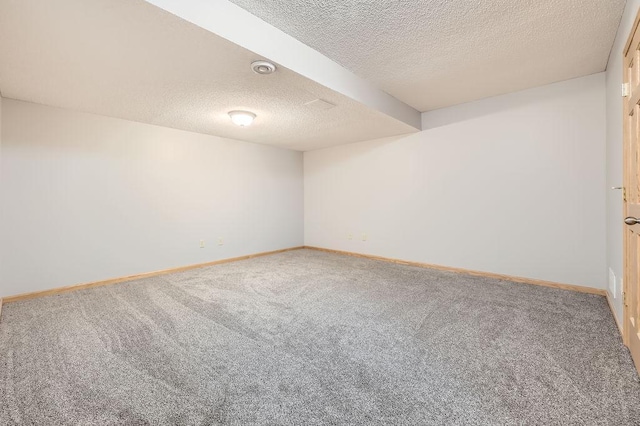 16439 Tippecanoe St NE, Ham Lake, MN 55304 - empty room featuring carpet flooring, baseboards, and a textured ceiling