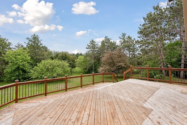16439 Tippecanoe St NE, Ham Lake, MN 55304 - view of wooden terrace