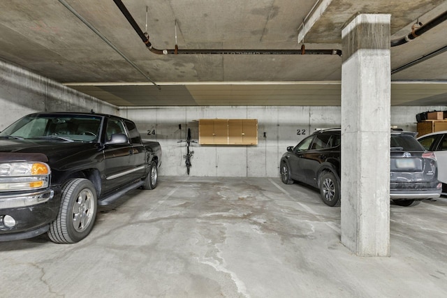 view of parking deck