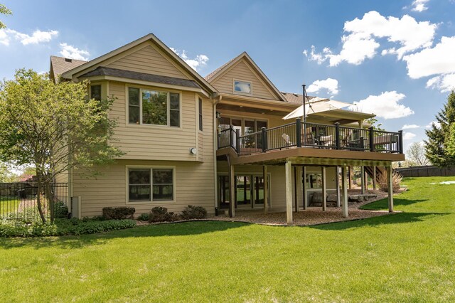 1315 Wicklow Ln SW, Rochester, MN 55902 - back of property featuring a deck