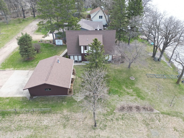 drone / aerial view