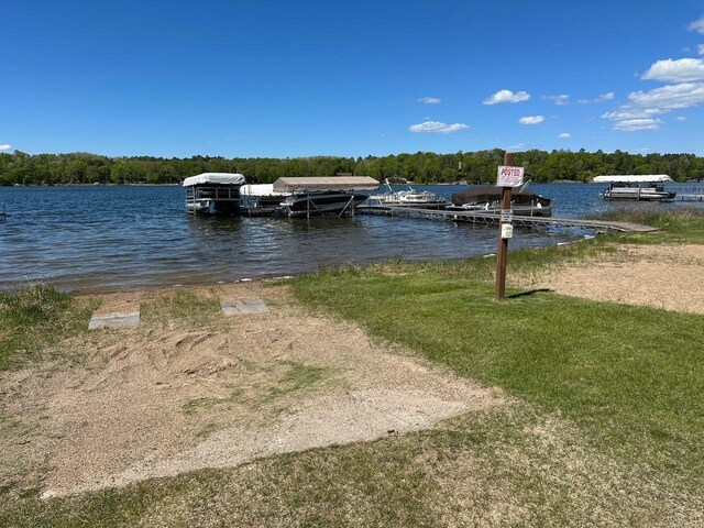 32305 W St, Breezy Point, MN 56472 - dock area featuring a water view