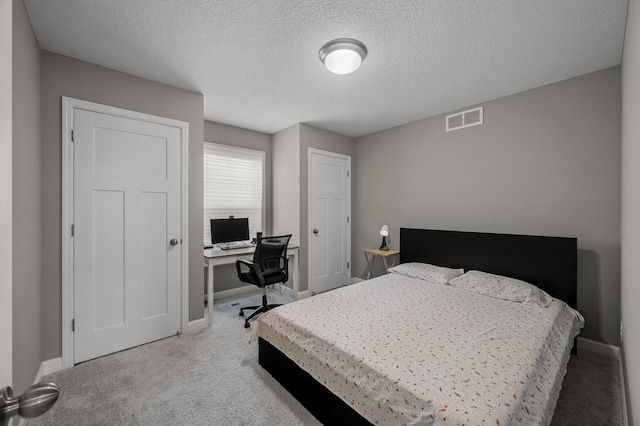 1144 Middlefield Rd, Medina, MN 55340 - bedroom with carpet flooring, a textured ceiling, baseboards, and a desk