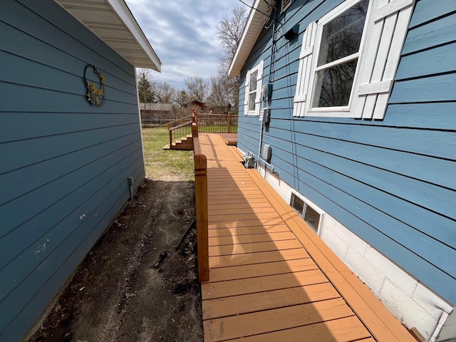 view of property exterior