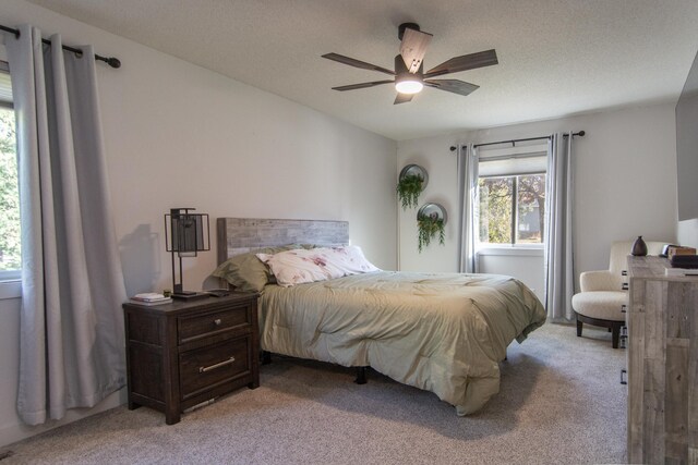 5360 Marohn Rd, Baxter, MN 56425 - bedroom featuring ceiling fan and light carpet