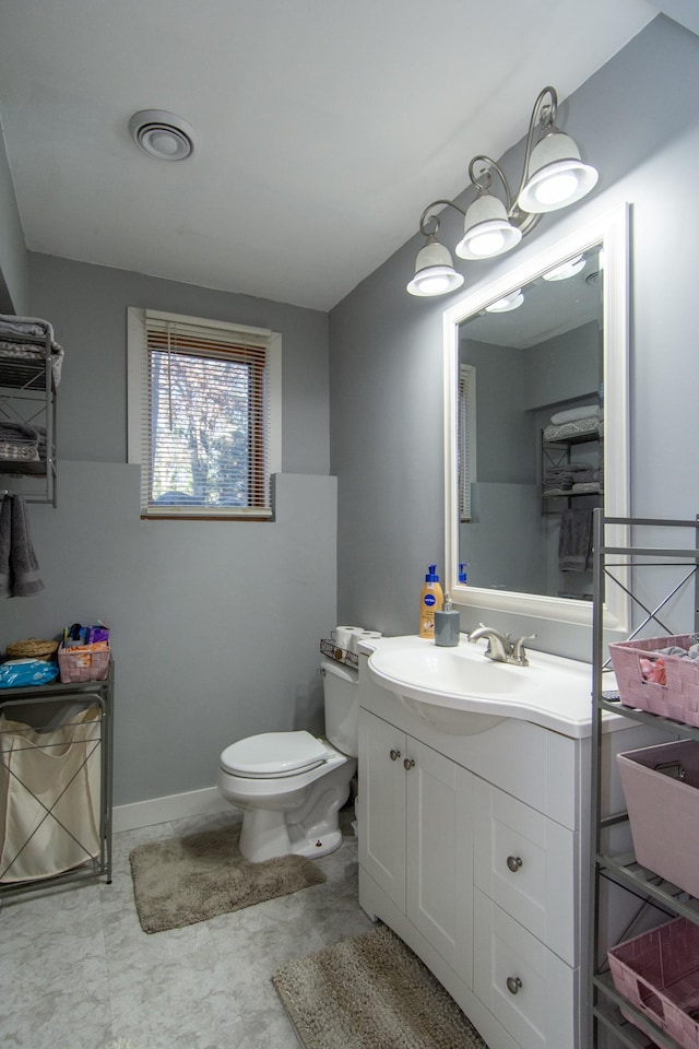 5360 Marohn Rd, Baxter, MN 56425 - half bathroom with vanity and toilet