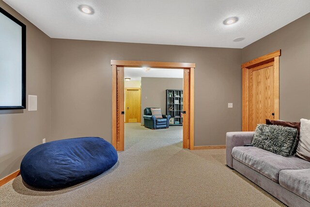 912 21st Ave N, Sartell, MN 56377 - interior space featuring recessed lighting, baseboards, and carpet
