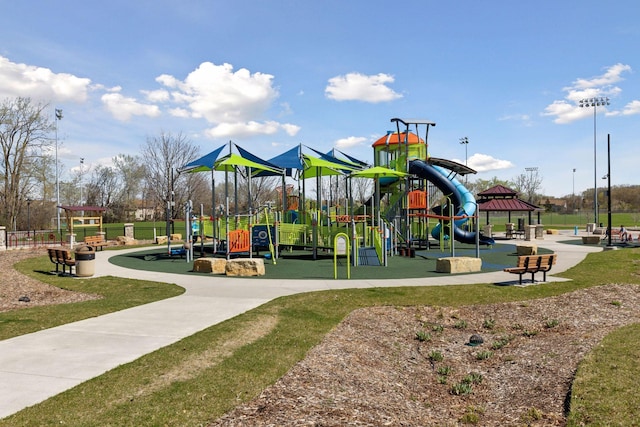 2979 Centerville Rd, Little Canada, MN 55117 - community play area with a gazebo