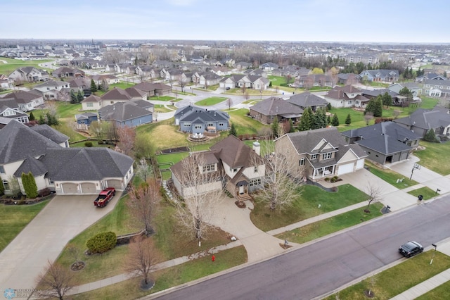 6028 Silverleaf Dr S, Fargo, ND 58104 - birds eye view of property with a residential view