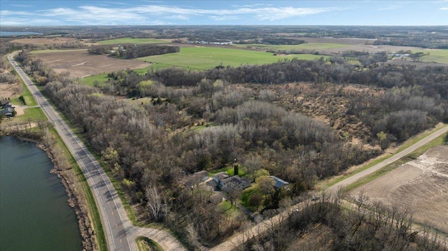 21151 150th St, Sauk Centre, MN 56378 - aerial view of property and surrounding area with a nearby body of water