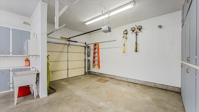 21151 150th St, Sauk Centre, MN 56378 - garage featuring a garage door opener