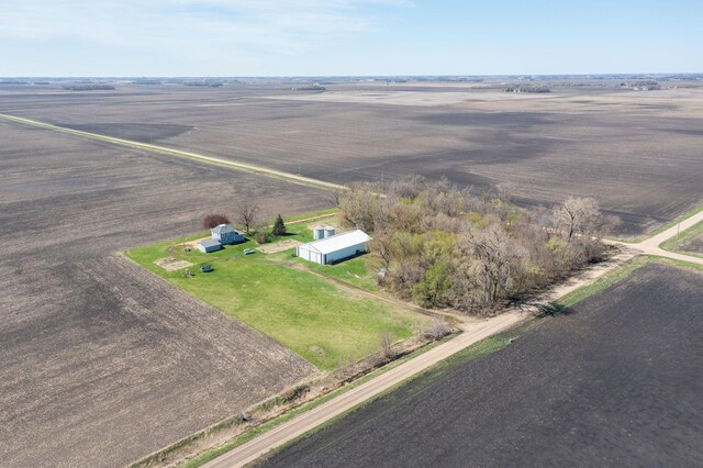 drone / aerial view featuring a rural view