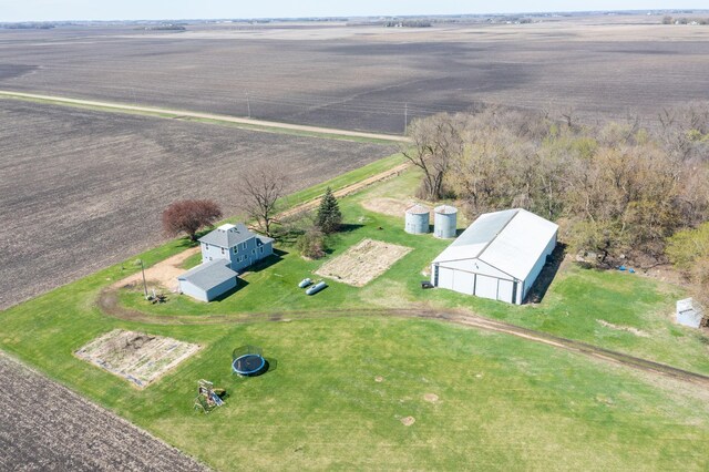 drone / aerial view featuring a rural view