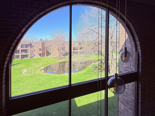 2220 Midland Grove Rd Unit 307, Roseville, MN 55113 - interior details featuring a water view