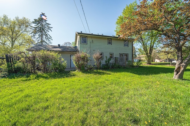 13241 Humboldt Ave S, Burnsville, MN 55337 - rear view of property with a yard