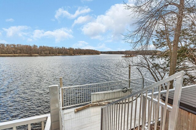 10283 Ferry Point Pl NW, Rice, MN 56367 - view of dock with a water view