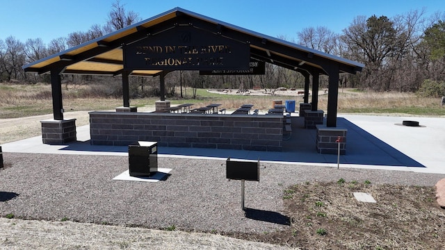 10283 Ferry Point Pl NW, Rice, MN 56367 - view of property's community with a gazebo