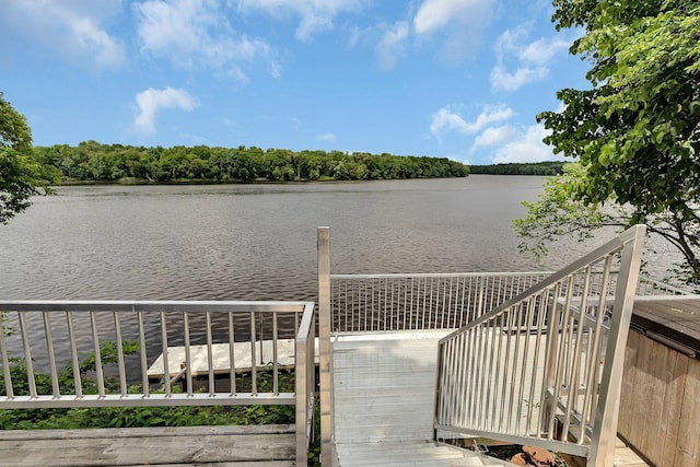 10283 Ferry Point Pl NW, Rice, MN 56367 - dock area featuring a water view