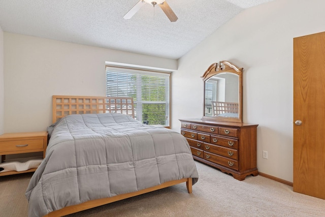 5085 149th St N # 3, Hugo, MN 55038 - bedroom with carpet flooring, a textured ceiling, and a ceiling fan