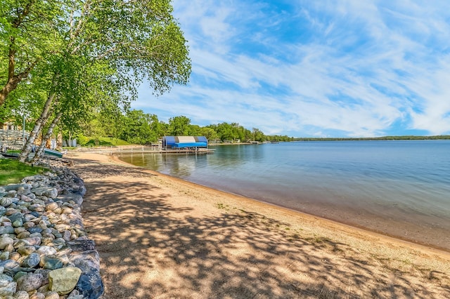 21005 County Highway 32, Rochert, MN 56578 - water view featuring a boat dock
