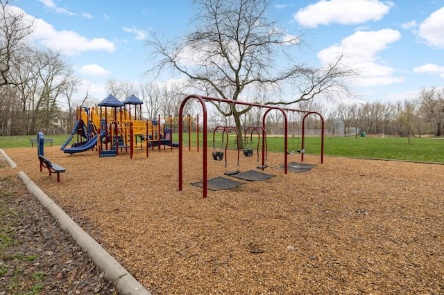 4618 Cedarwood Rd, Saint Louis Park, MN 55416 - community jungle gym featuring a yard