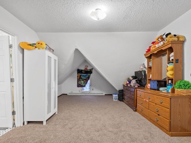 3213 Minnehaha Ave, Minneapolis, MN 55406 - bonus room with lofted ceiling, carpet floors, and a textured ceiling