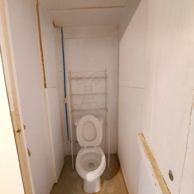 bathroom featuring toilet