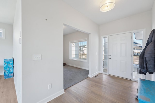 18357 Glacier Way, Lakeville, MN 55044 - entryway featuring baseboards and wood finished floors