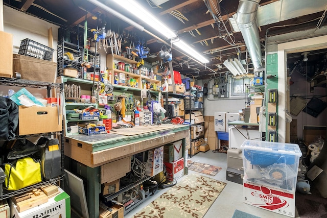 storage with electric panel