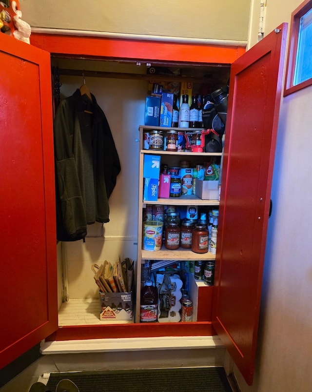 view of pantry