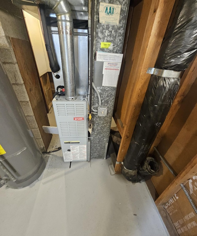 utilities featuring heating unit