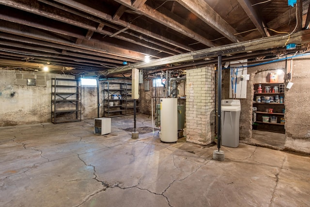 106 4th St, Cyrus, MN 56323 - below grade area with gas water heater