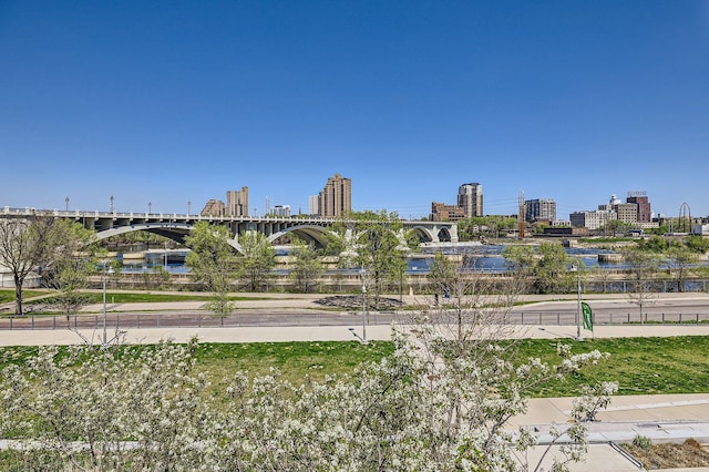 401 1st St Unit 414, Minneapolis, MN 55401 - view of urban area with a notable bridge and a large body of water