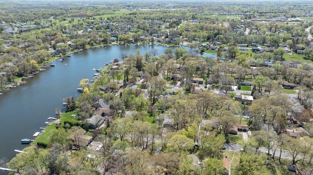 956 10th Ave SE, Forest Lake, MN 55025 - aerial overview of property's location with a nearby body of water