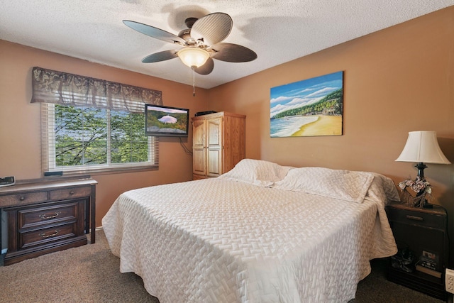20170 Dunbar Ave, Farmington, MN 55024 - bedroom featuring carpet flooring, a ceiling fan, and a textured ceiling