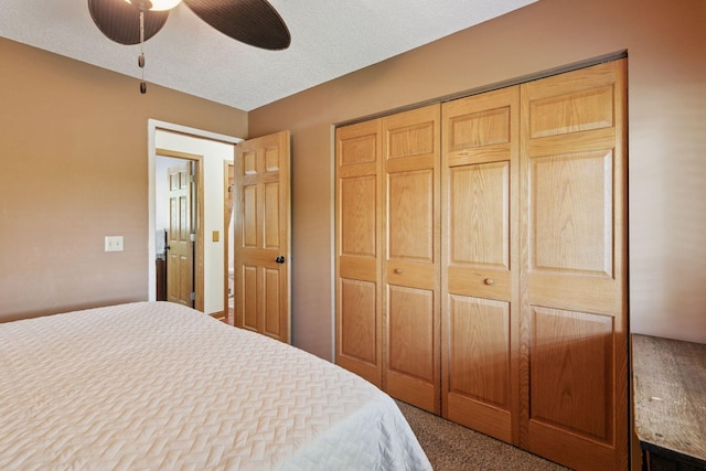 20170 Dunbar Ave, Farmington, MN 55024 - carpeted bedroom with a closet and ceiling fan