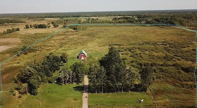23182 US Highway 169, Milaca, MN 56353 - aerial view of sparsely populated area with property boundaries highlighted