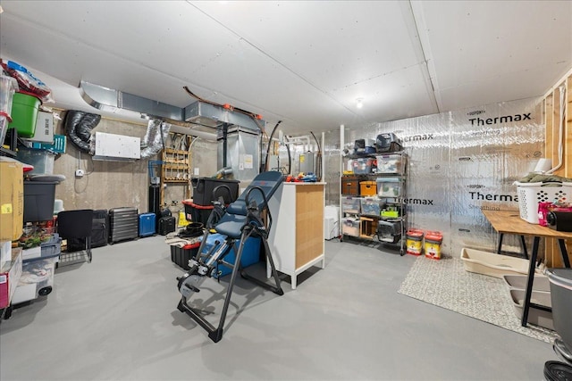 view of storage room