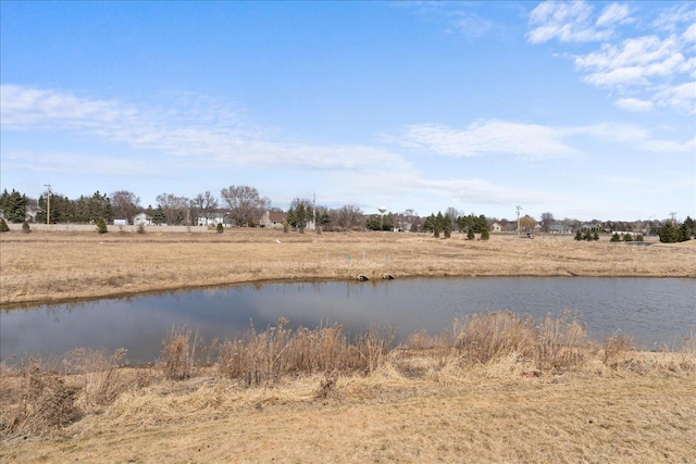 property view of water