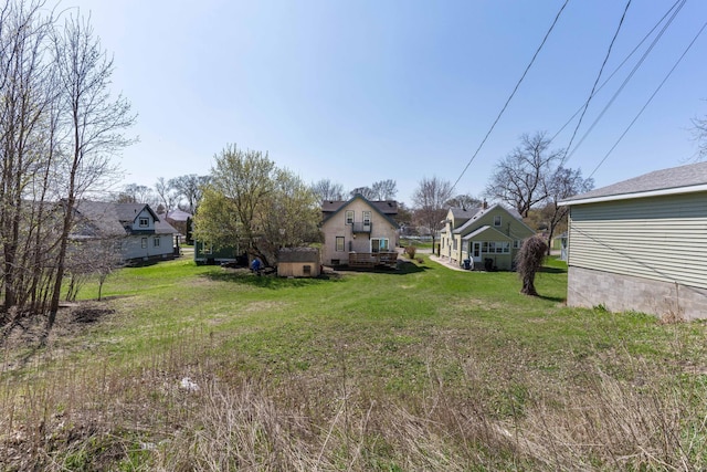 312 Vine St, Fergus Falls, MN 56537 - view of yard with a deck and a residential view