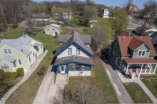 312 Vine St, Fergus Falls, MN 56537 - bird's eye view featuring a residential view