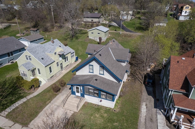 312 Vine St, Fergus Falls, MN 56537 - bird's eye view featuring a residential view