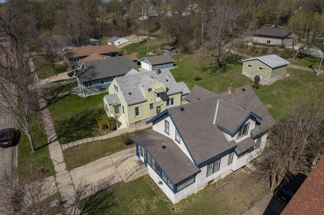 312 Vine St, Fergus Falls, MN 56537 - bird's eye view featuring a residential view