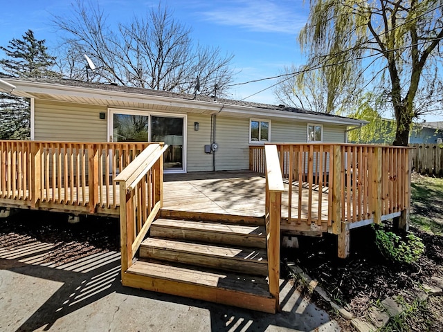 view of deck