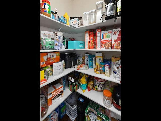 view of pantry