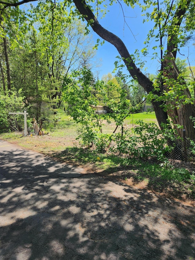 view of asphalt road