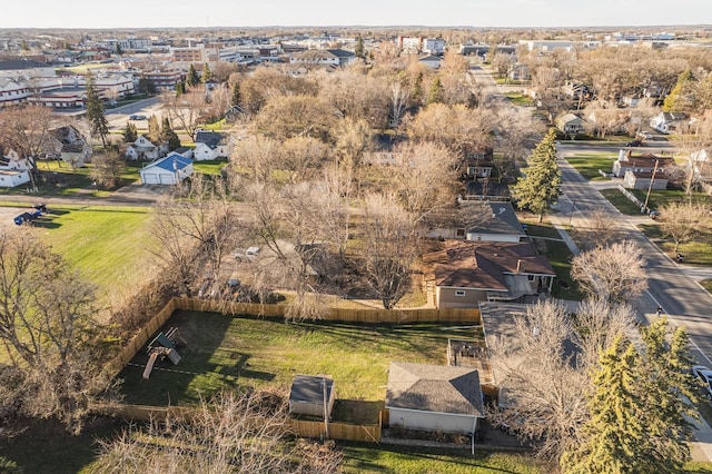 birds eye view of property featuring a residential view
