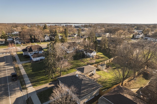 drone / aerial view featuring a residential view